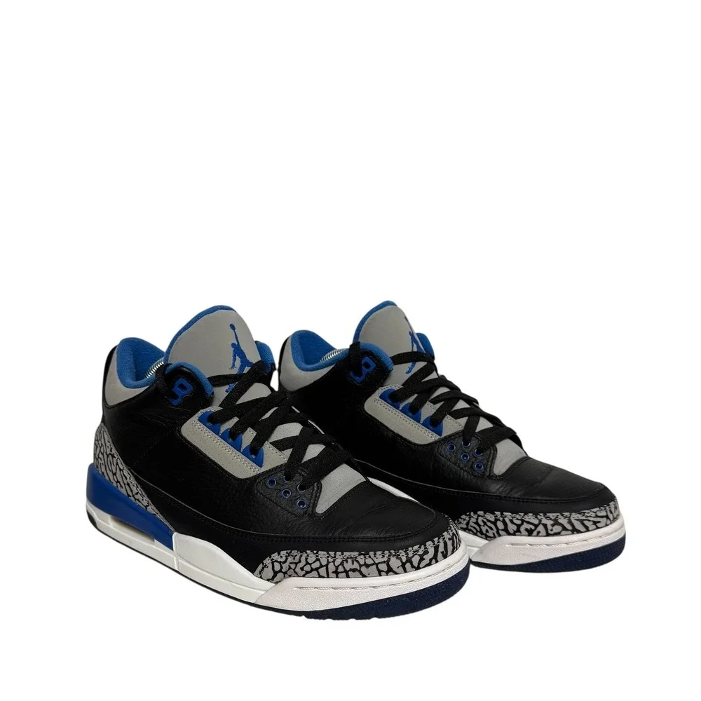 Nike Air Jordan 3 Retro Sport Blue 136064-007 Sneaker 2014